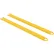Rallonges de fourches Vestil™ à goupille en acier, 15,2 cm (L) x 304,8 cm (l), capacité de 1814 kg, jaunes