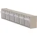 Akro-Mils TiltView™ 6 compartiments 06706 - 23-5/8" de largeur x 3-3/4" de longueur x 4-1/2" de hauteur