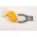 Justrite® 8497 : pince manuelle pour fil antistatique isolé en bobine de 10', avec borne de 1/4"
