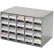 Armoire de rangement pour petites pièces en acier Akro-Mils 19320 - 17" de largeur x 11" de profondeur x 11" de hauteur, avec 20 tiroirs gris