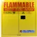 Armoire pour produits inflammables Global Industrial™, à double porte à fermeture manuelle, 30 gallons, 43" L x 18" P x 44" H