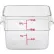 Cambro® Square Food Container W/ Handle, 11-1/4"L x 12-1/4"W x 8-3/4"H, Clear - Pkg Qty 6
