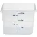 Cambro® Square Food Container W/ Handle, 11-1/4"L x 12-1/4"W x 8-3/4"H, Translucent - Pkg Qty 6