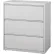 Armoire à dossiers latérale Hirsh Industries® série HL1000® à 3 tiroirs, 36" de large, gris clair