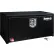 Buyer's Black Steel Underbody Truck Box with T-Handle, 14x12x30 - 1703353