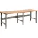 Global Industrial™ Extra Long Workbench, 96 x 36", Adjustable Height, Shop Top Square Edge