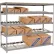 Global Industrial™ Carton Flow Shelving Single Depth 4 LEVEL 96"W x 36"D x 84"H