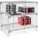 Global Industrial™ 1-Tier 2 Door Wire Mesh Security Locker, 48"Wx24"Dx48"H, Gray, Unassembled