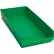 Global Industrial™ Plastic Nesting Storage Shelf Bin 11-1/8"W x 23-5/8"L x 4"H Green - Pkg Qty 6
