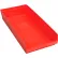 Bac de rangement emboîtable en plastique Global Industrial™, 11-1/8" de largeur x 23-5/8" de longueur x 4" de hauteur, rouge - Lot de 6