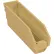Bac de rangement emboîtable en plastique Global Industrial™, 2-3/4" de largeur x 11-5/8" de longueur x 4" de hauteur, beige - Lot de 24