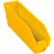 Global Industrial™ Plastic Nesting Storage Shelf Bin 2-3/4"W x 11-5/8"L x 4"H Yellow - Pkg Qty 24