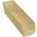 Bac de rangement emboîtable en plastique Global Industrial™, 4-1/8" de largeur x 17-7/8" de longueur x 4" de hauteur, beige - Lot de 12