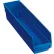 Bac de rangement emboîtable en plastique Global Industrial™, 4-1/8" de largeur x 17-7/8" de longueur x 4" de hauteur, bleu - Lot de 12