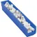 Global Industrial™ Plastic Nesting Storage Shelf Bin 4-1/8"W x 23-5/8"L x 4"H Blue - Pkg Qty 12
