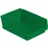 Bac de rangement emboîtable en plastique Global Industrial™, 8-3/8" de largeur x 11-5/8" de longueur x 4" de hauteur, vert - Lot de 12
