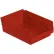 Global Industrial™ Plastic Nesting Storage Shelf Bin 8-3/8"W x 11-5/8"L x 4"H Red - Pkg Qty 12