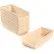 Global Industrial™ Plastic Nesting Storage Shelf Bin 6-5/8"W x 17-7/8"L x 4"H Beige - Pkg Qty 12