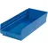 Global Industrial™ Plastic Nesting Storage Shelf Bin 8-3/8"W x 17-7/8"L x 4"H Blue - Pkg Qty 12