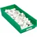 Global Industrial™ Plastic Nesting Storage Shelf Bin 8-3/8"W x 17-7/8"L x 4"H Green - Pkg Qty 12
