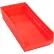 Global Industrial™ Plastic Nesting Storage Shelf Bin 8-3/8"W x 17-7/8"L x 4"H Red - Pkg Qty 12