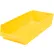 Global Industrial™ Plastic Nesting Storage Shelf Bin 8-3/8"W x 17-7/8"L x 4"H Yellow - Pkg Qty 12