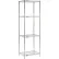 Nexel® 4 Shelf, Chrome Wire Shelving Unit, Starter, 24"W x 18"D x 74"H