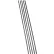 Moulure d'angle intérieur Palisade de 94" de long, en granit Prado, lot de 5