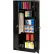 Tennsco® Heavy Duty Industrial Combination Storage Cabinet, 22 Gauge, 36"W x 24"D x 78"H, Black