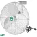 Ventilateur de panier J&D Manufacturing EZ Breeze HAF 16 po avec support et cordon de 10 po, 1 710 pi³/min, 1/10 HP