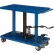 Global Industrial™ : table élévatrice à montants pour le positionnement au travail, commande au pied, capacité de 1 000 lb, plateau 36 x 18