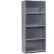Global Industrial™ : rayonnage fermé en acier à 5 tablettes, 36" de largeur x 18" de profondeur x 97" de hauteur, modèle de base, calibre 18, gris