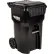 Conteneur à déchets mobile Global Industrial™, 65 gallons, noir