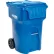 Conteneur à déchets mobile Global Industrial™, 95 gallons, bleu