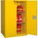 Armoire pour produits inflammables Global Industrial™, à double porte à fermeture manuelle, 90 gallons, 43" de largeur x 34" de profondeur x 65" de hauteur