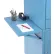 Kit d'étagères latérales pour armoire informatique Global Industrial™, bleu, lot de 2