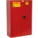 Armoire de rangement pour peintures et encres Global Industrial™, à double porte à fermeture manuelle, 72 gallons, 43" L x 18" P x 65" H