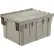 Global Industrial™ Plastic Attached Lid Shipping & Storage Tote, 28-1/8"x20-3/4"x15-5/8", Gray
