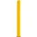 Manchon pour borne lisse Global Industrial™, dôme supérieur en PEHD de 4", jaune