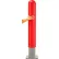 Manchon pour borne lisse Global Industrial™, dôme en PEHD de 8", rouge