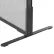 Interion® 8"H T-Leg Bracket for Office Partition Panels, Black (1 Pair)