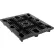 Palette à deux niveaux emboîtable Global Industrial™, en plastique, à 4 entrées, 48" x 40", capacité statique de 2 750 lb