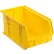 Bac de rangement suspendu et empilable en plastique Global Industrial™, 37,5 cm (L) x 21 cm (l) x 17,8 cm (H), jaune - Quantité par paquet : 12