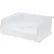 Bac en plastique empilable et suspendu Global Industrial™, 14 3/4" de longueur x 16 3/4" de largeur x 7" de hauteur, transparent - Lot de 6
