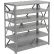 Étagère Global Industrial™ 6, rayonnage ouvert en acier, 36"L x 12"P x 39"H, module de base, 20 GA, gris