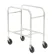 Chariot New Age 6266 en aluminium entièrement soudé à 2 pattes, 29-1/4" de longueur x 16-3/4" de largeur x 33" de hauteur, sans pattes