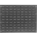 Global Industrial™ Louvered Gray Wall Panel Without Bins, 27" x 21" - Pkg Qty 2