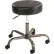 Tabouret médical antimicrobien Interion® - Vinyle - Noir