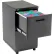 Meuble de rangement Interion®, 2 tiroirs, 16" de largeur x 20" de profondeur x 29" de hauteur, noir