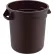 Poubelle en plastique Global Industrial™, 10 gallons, brun